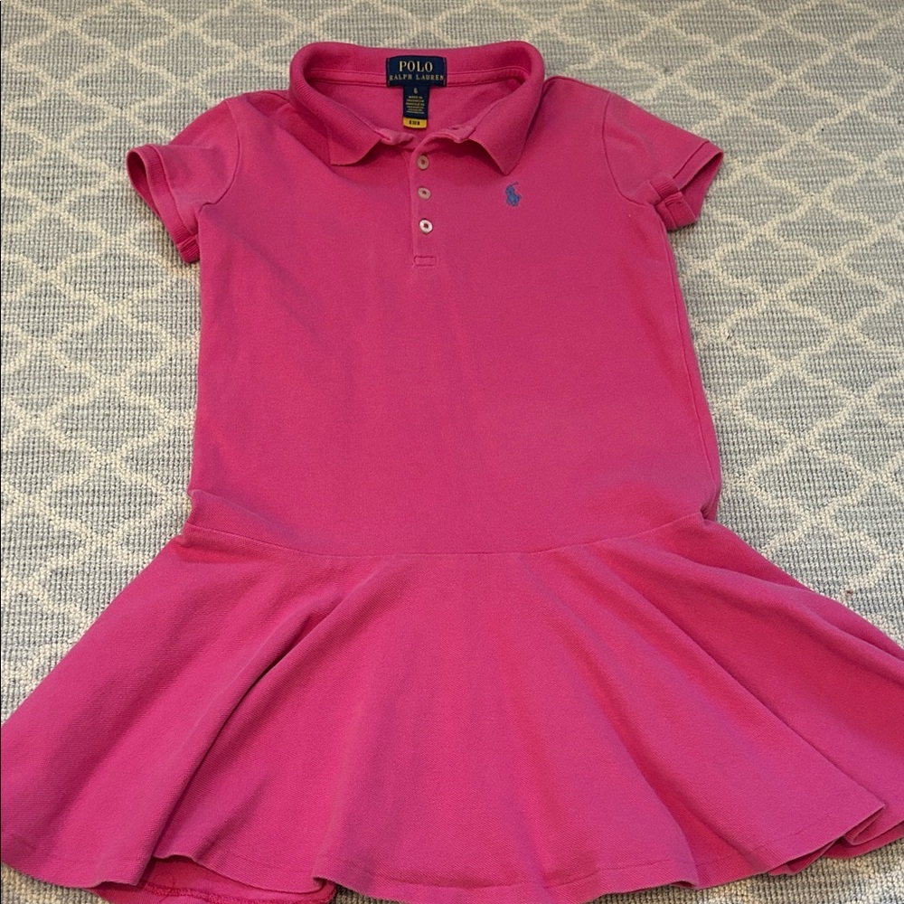 Polo by Ralph Lauren Kids Fuchsia Polo Dress